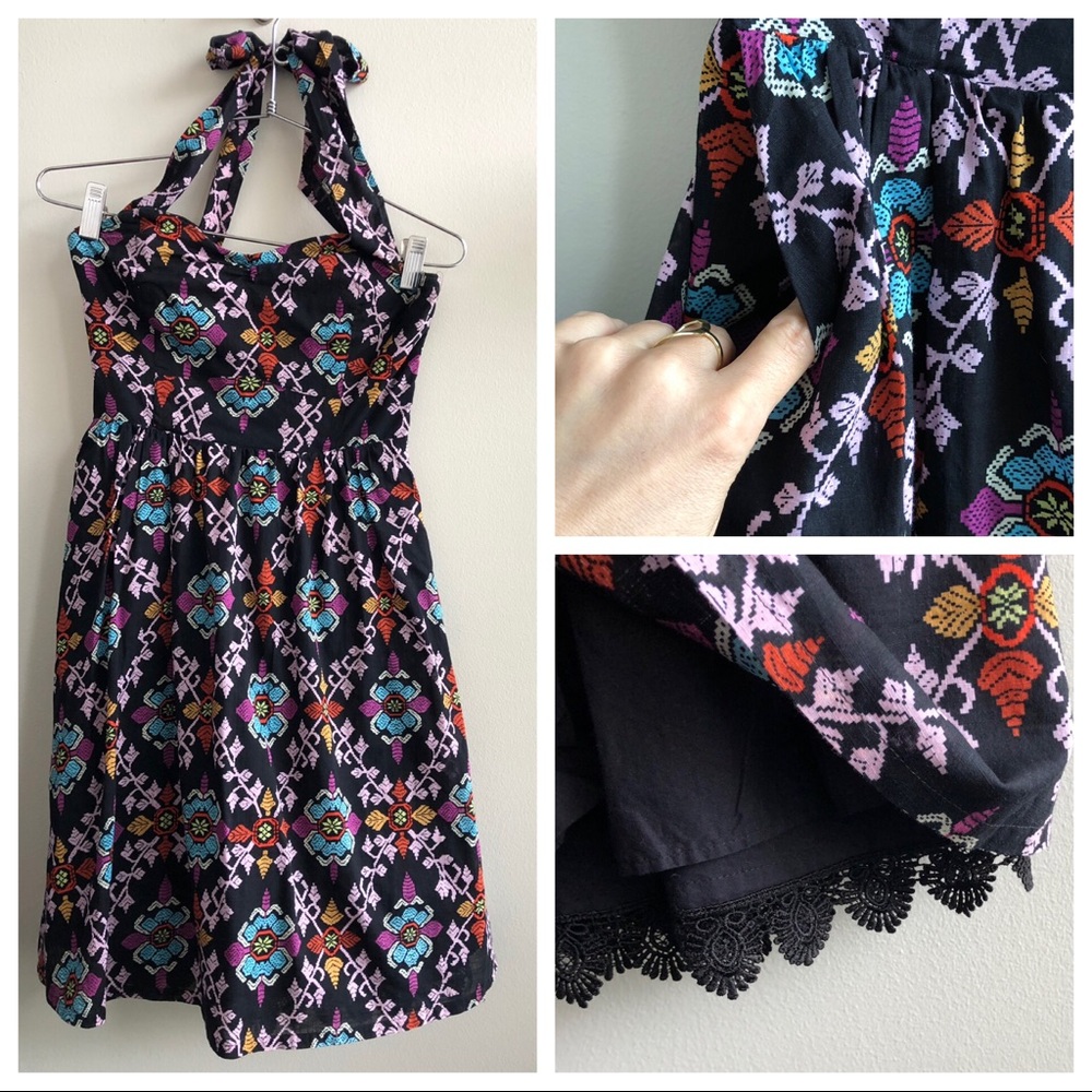 Anthropologie Edme & Esyllte Halter Dress - Picture 5 of 7